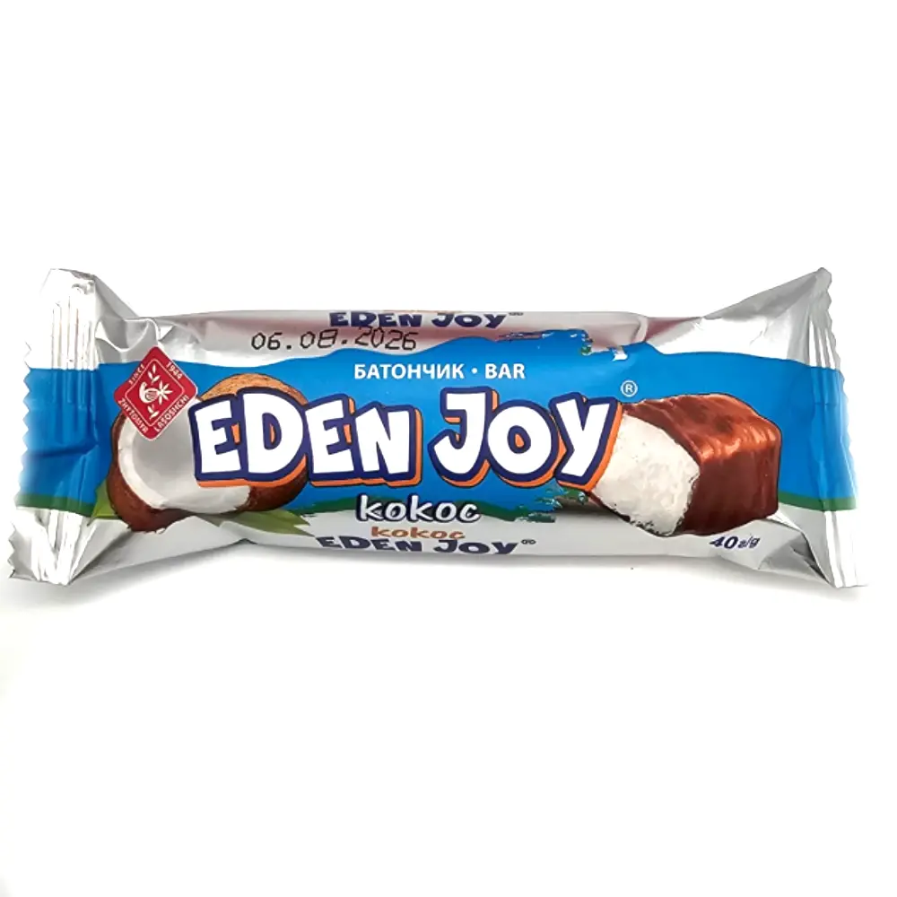 Eden Joy Eden Joy coconut bar 40g x24st - Bild 1