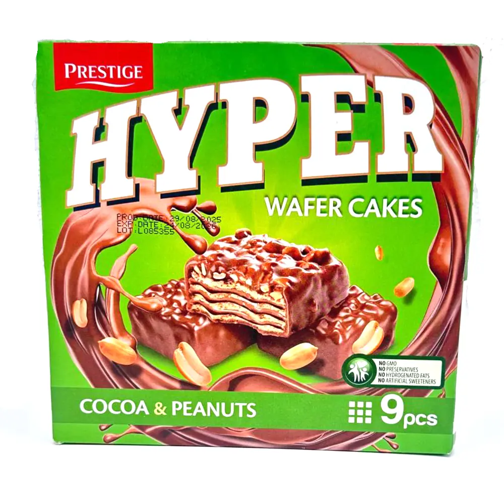 Nytt projekt (11) Hyper Prestige Wafer cake Cocoa 167g *12st - Bild 1