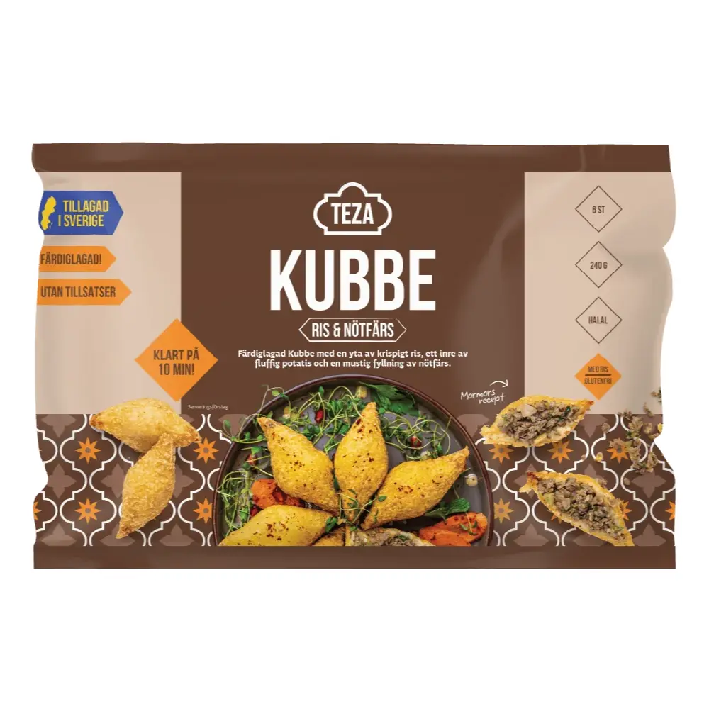 Nytt projekt (34) Teza Kubbe Ris Nötkött 240g x 20st - Bild 1