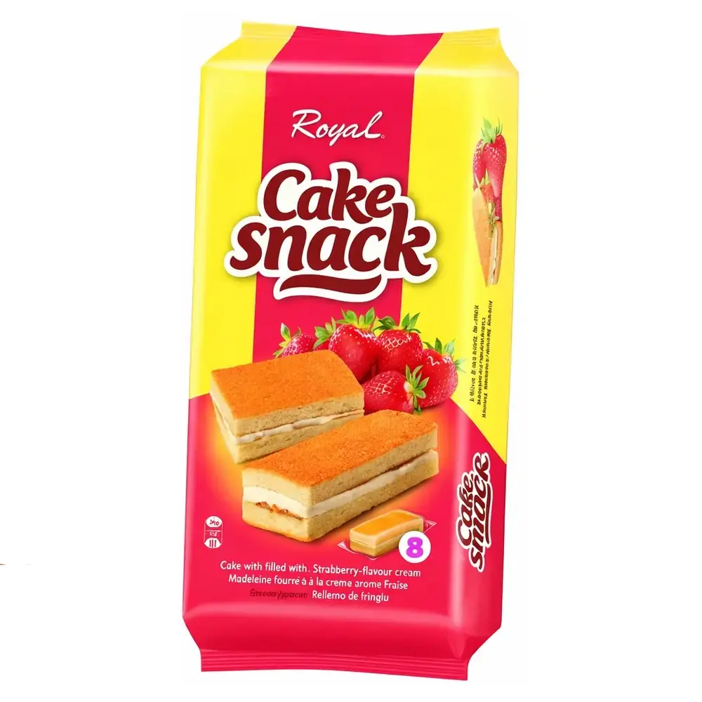 Nytt projekt - 2026-06-17T105019.947 Royal Cake Snack Jordgubb 200g x 12st - Bild 1