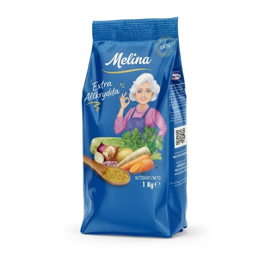 male Melina Extra Allkrydda 1000g x 12st - Bild 1