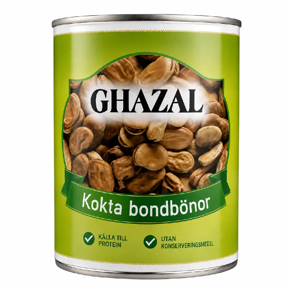 Nytt projekt - 2026-07-21T110619.908 Ghazal kokta bondbönor 820g x 12st - Bild 1